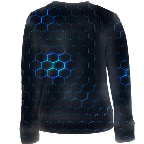 Дитячий 3D світшот Броня (вид ззаду)