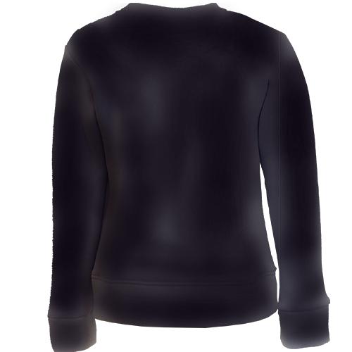 Детский 3D свитшот со львом баскетболистом (вид сзади)