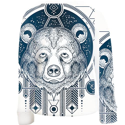 Дитячий 3D світшот Bear Head (вид ззаду)