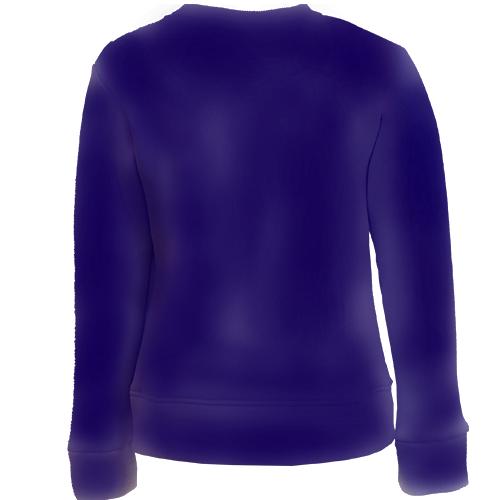 Детский 3D свитшот УЧИТЕЛЬ (вид сзади)