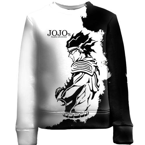 Дитячий 3D світшот Black & White - JJBA (вид спереду)