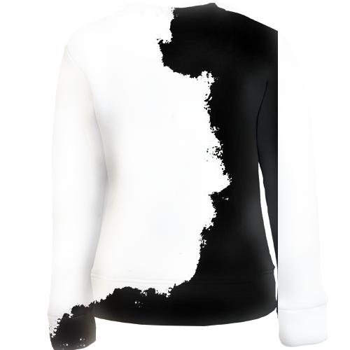 Дитячий 3D світшот Black & White - JJBA (вид ззаду)