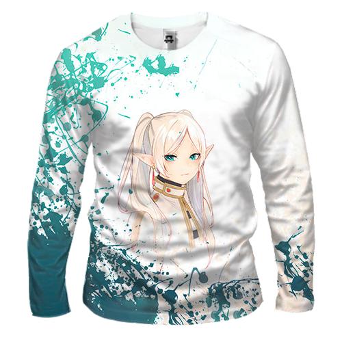 Чоловічий 3D лонгслів Frieren - Sosou no Frieren (вид спереду)