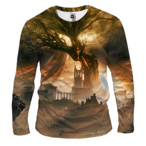 Мужской 3D лонгслив Elden Ring - Shadow of the Erdtree (вид спереди)