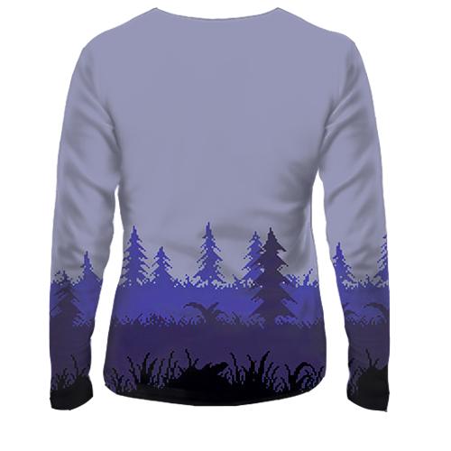 Жіночий 3D лонгслів Risk Of Rain 2 (вид ззаду)