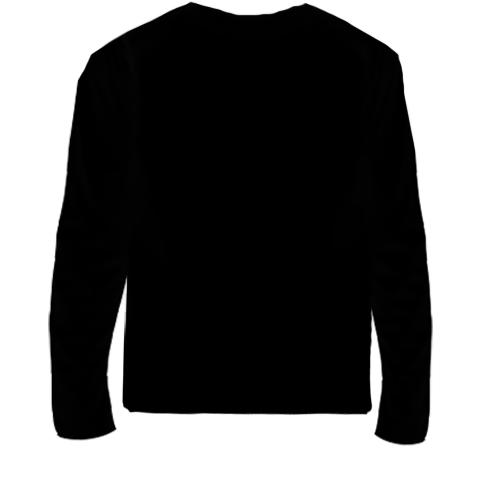 Детский 3D лонгслив Ninja Kamui - Red (вид сзади)