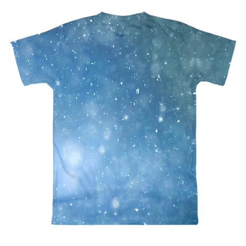 3D футболка Три пінгвіна (вид ззаду)