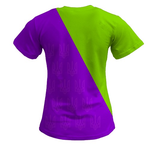 Жіноча 3D футболка Гандбол UA (вид ззаду)