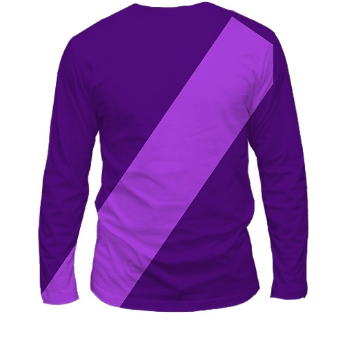 Чоловічий 3D лонгслів форма ФК Тулуза (вид ззаду)