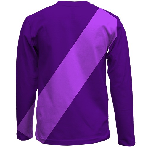 Детский 3D лонгслив форма ФК Тулуза (вид сзади)