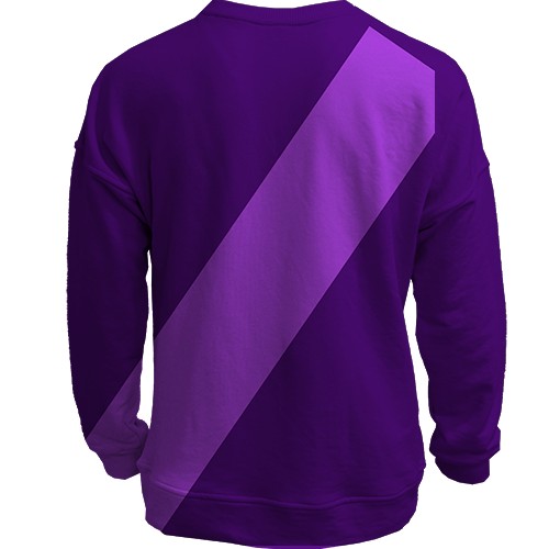 3D свитшот форма ФК Тулуза (вид сзади)