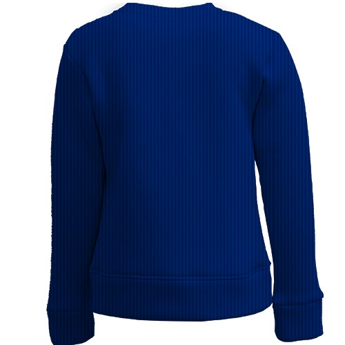 Детский 3D свитшот форма ФК Страсбург (вид сзади)