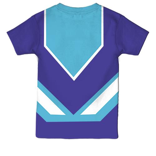 Дитяча 3D футболка Солодка дівчинка Олеся (згущенка) (вид ззаду)