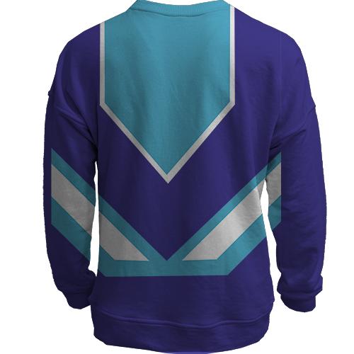 3D свитшот Сладкая девочка Аленка (сгущенка) (вид сзади)