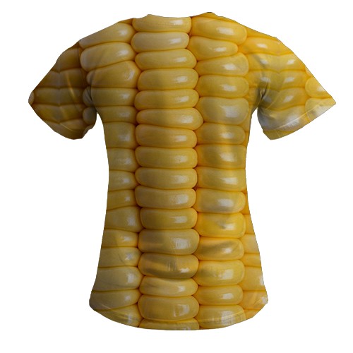 Жіноча 3D футболка Кукурудза (вид ззаду)