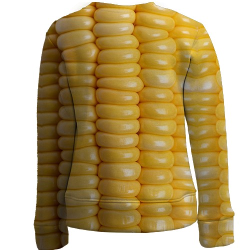 Дитячий 3D світшот Кукурудза (вид ззаду)