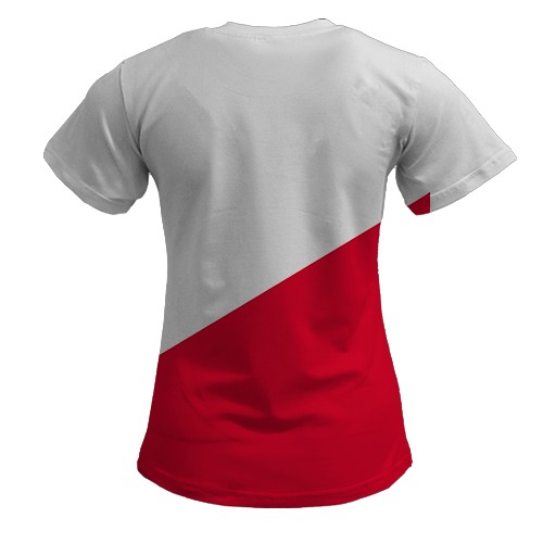 Жіноча 3D футболка форма ФК Утрехт (вид ззаду)