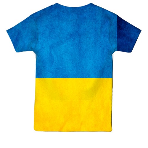 Детская 3D футболка Ким (Marvel Style) (вид сзади)