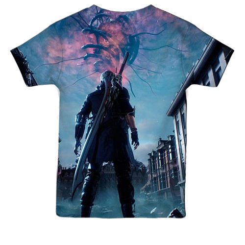 Дитяча 3D футболка Devil May Cry 5 (вид ззаду)