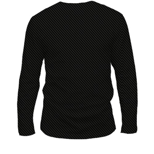 Мужской 3D лонгслив Audi RS Carbon (вид сзади)