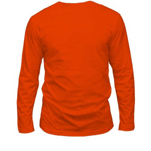 Чоловічий 3D лонгслів Line Girl Fitness (вид ззаду)