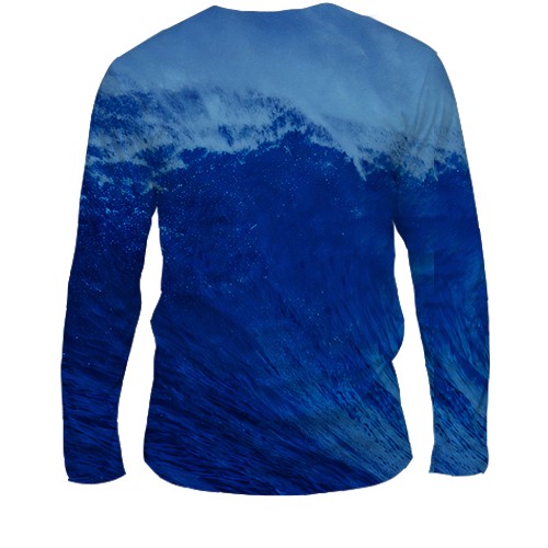 Чоловічий 3D лонгслів Ти мій кисень (вид ззаду)