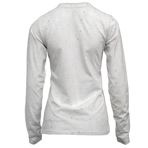 Жіночий 3D лонгслів Кайман - Бруд до бруду (вид ззаду)