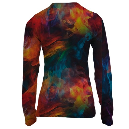 Женский 3D лонгслив Маг на полную ставку (вид сзади)