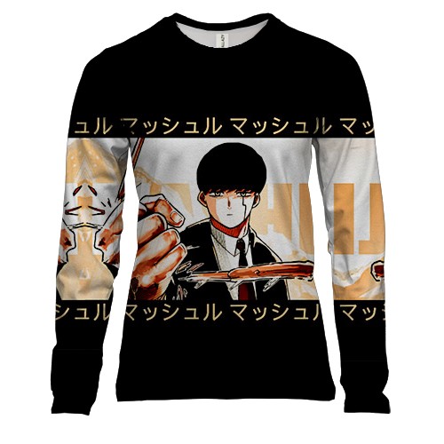 Жіночий 3D лонгслів Mash - Mashle: Magic and Muscles (вид спереду)