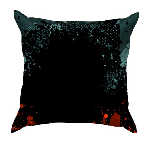 3D подушка I will cut you (вид ззаду)