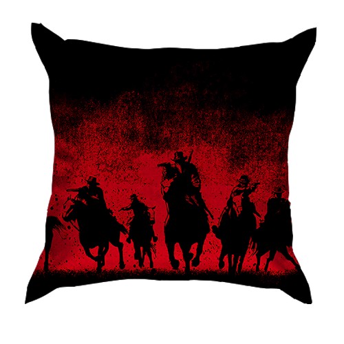 3D подушка RDR2 (вид спереду)