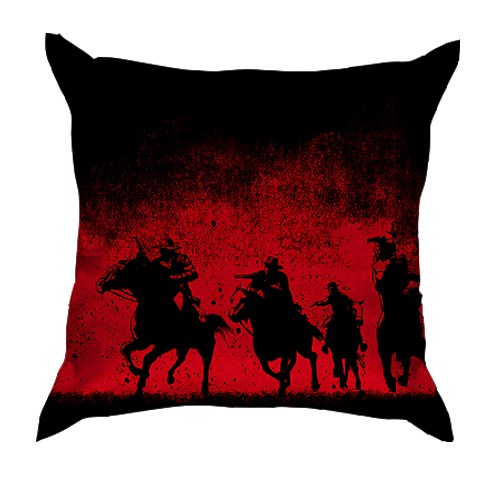 3D подушка RDR2 (вид ззаду)