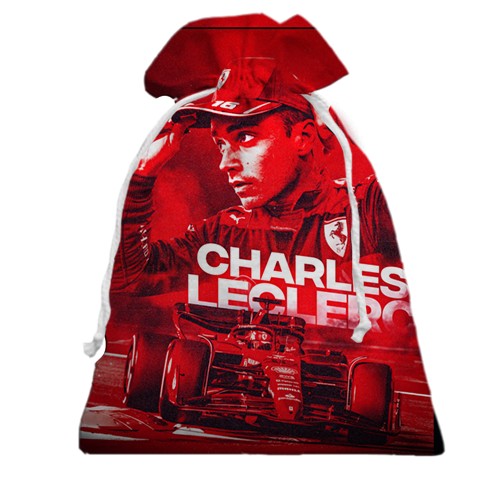 3D Подарунковий мішечок з Шарль Леклер (вид спереду)