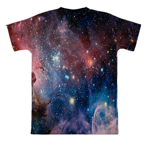 3D футболка NASA (вид сзади)
