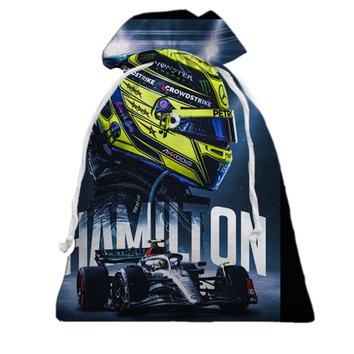 3D Подарунковий мішечок з Льюїс Хемілтон (вид ззаду)