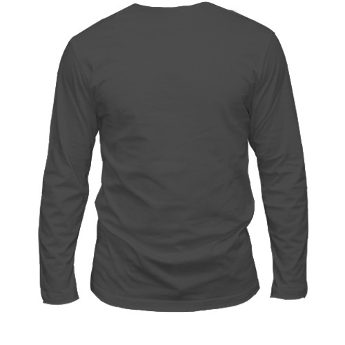 Чоловічий 3D лонгслів Саллі та Ларрі - SALLY FACE (вид ззаду)