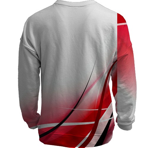 3D світшот Audi (Абстракція) (вид ззаду)