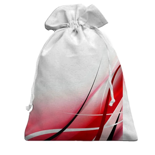 3D Подарочный мешочек Audi (абстракция) (вид сзади)