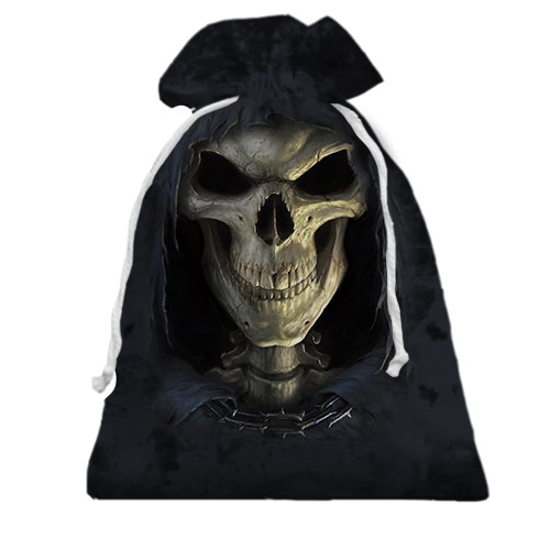 3D Подарунковий мішечок Прорив черепа (2) (вид спереду)