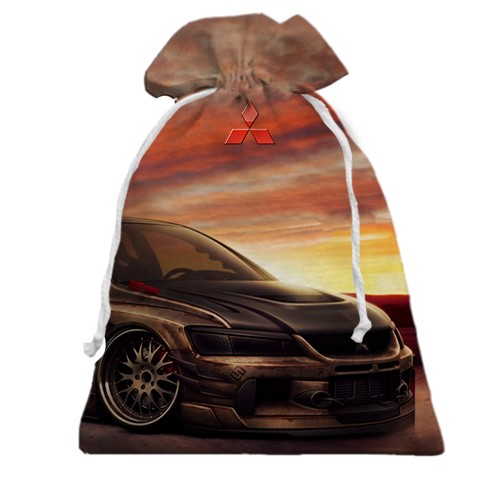 3D Подарунковий мішечок Mitsubishi EVO Art (вид спереду)
