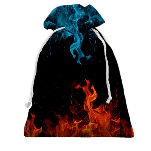 3D Подарунковий мішечок "Brawl Stars" Fire (вид ззаду)