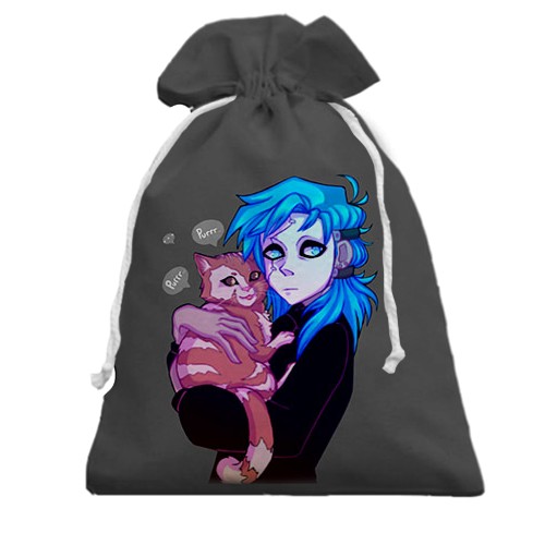 3D Подарунковий мішечок Саллі та Ларрі - SALLY FACE (вид спереду)