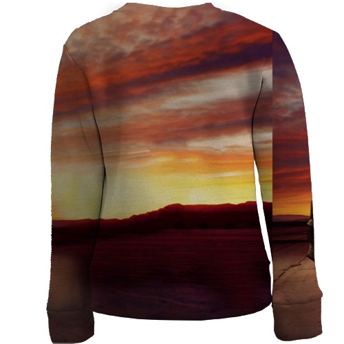 Дитячий 3D світшот Mitsubishi EVO Art (вид ззаду)