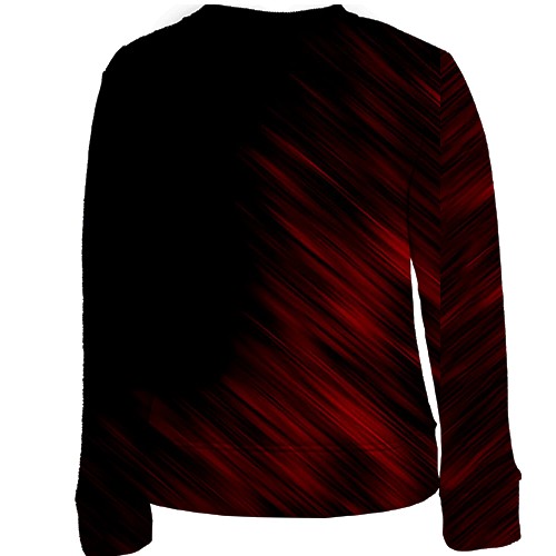 Дитячий 3D світшот Саллі у закривавленій масці - SALLY FACE (вид ззаду)