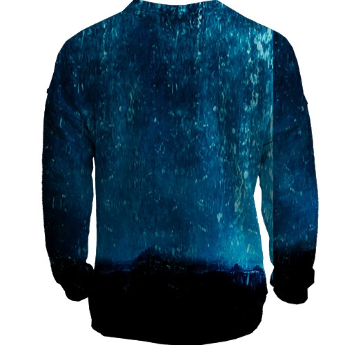 3D свитшот с Акваменом (вид сзади)