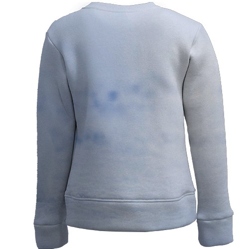 Детский 3D свитшот с полярным лисом (вид сзади)