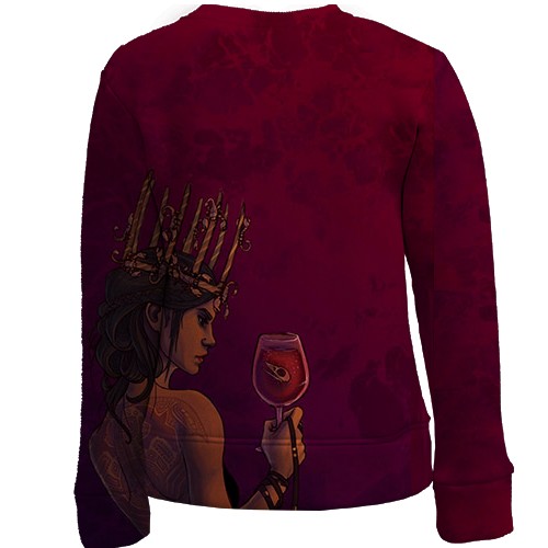 Детский 3D свитшот со знаком зодиака Скорпион (вид сзади)