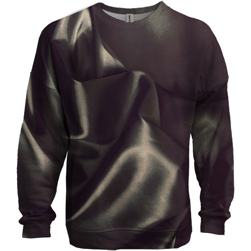 3D свитшот с шелковой тканью (вид спереди)