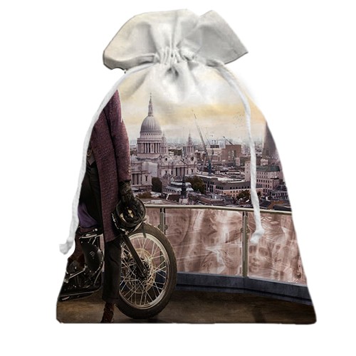 3D Подарунковий мішечок з Доктором Хто (вид ззаду)