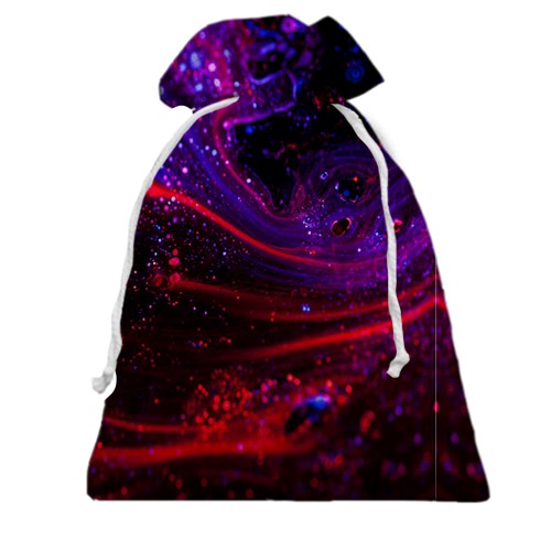 3D Подарунковий мішечок з червоною рідиною (вид ззаду)